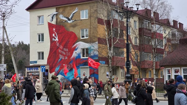 Typical murals found in Sakhalin